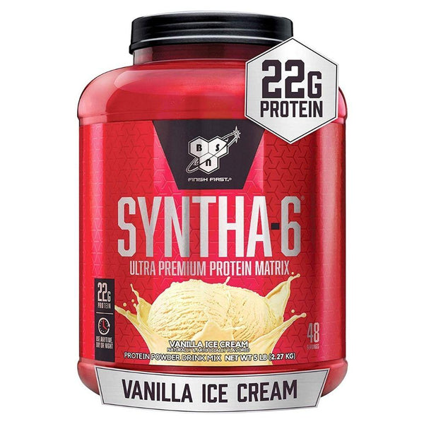 BSN Sports Nutrition & More Vanilla Ice Cream BSN Syntha-6 Premium Protein 5 lbs