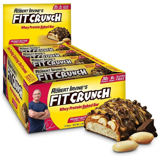 FortiFX Sports Nutrition & More Peanut Butter Chef Robert Irvine Fit Crunch Bars 12/Box (581963415596)