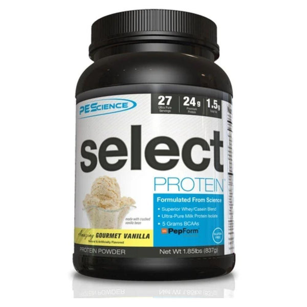 PEScience Protein Powders Gourmet Vanilla PEScience Select Protein 27 Servings