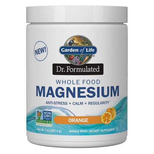 Garden of Life Vitamins & Minerals Orange GoL Dr Formulated Whole Food Magnesium 7oz