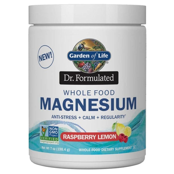 Garden of Life Vitamins & Minerals Raspberry Lemon GoL Dr Formulated Whole Food Magnesium 7oz