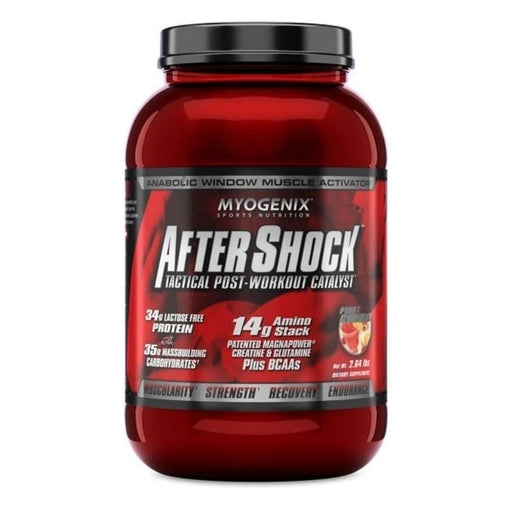 Myogenix Sports Performance Recovery Fruit Punch Myogenix Aftershock 15 Servings