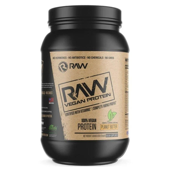 Raw Protein Powders Peanut Butter RAW Vegan Protein 25 Servings