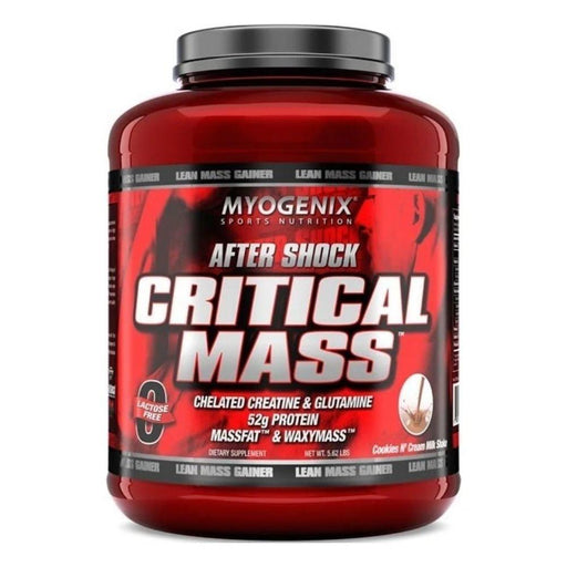 Myogenix Weight Gain Myogenix Aftershock Critical Mass 15 Servings