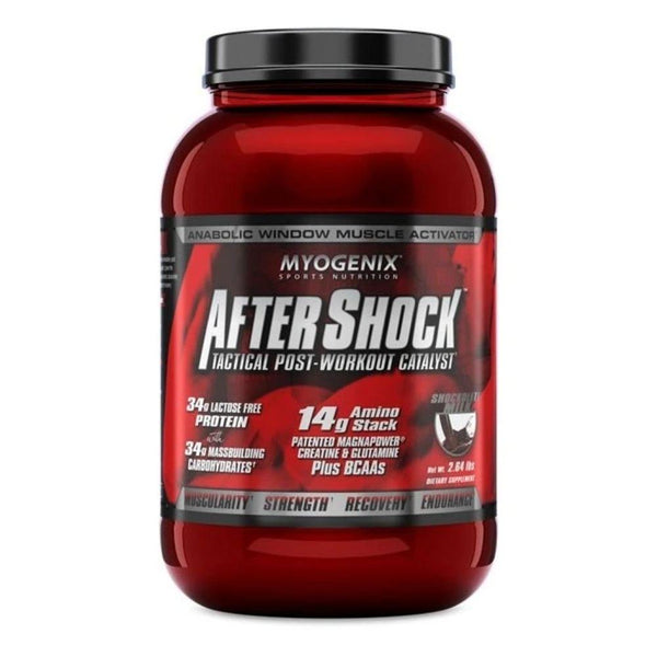 Myogenix Sports Performance Recovery Shockolate Milk Myogenix Aftershock 15 Servings