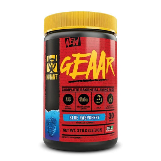 Mutant Amino Acids Blue Raspberry Mutant GEAAR 30 Servings