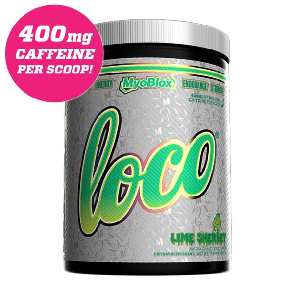 MyoBlox Pre-Workouts Lime Sherbet Myoblox Loco 36 Servings
