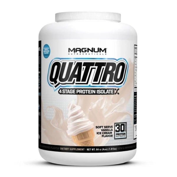 Magnum Protein Powders Vanilla Ice Cream Magnum Quattro 4lb