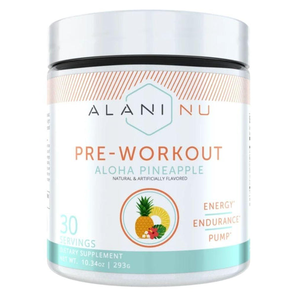 Alani Nu Sports Performance Recovery ALOHA PINEAPPLE Alani Nu Pre-Workout 30 Servings (1797449154604)