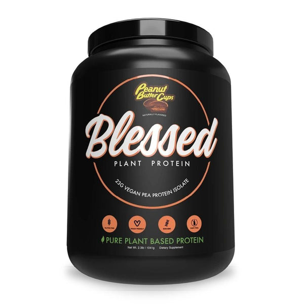 Blessed Protein Powders Peanut Butter Cups Blessed Plant Protein 2lbs
