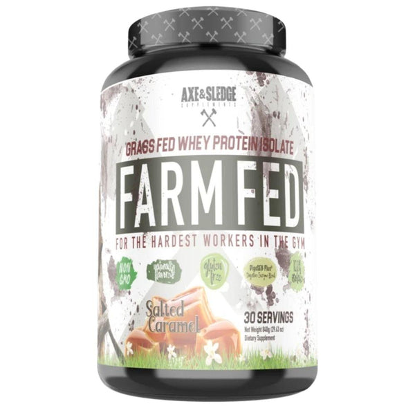 AXE & SLEDGE Protein Powders SALTED CARAMEL Axe & Sledge Farm Fed 30 Servings
