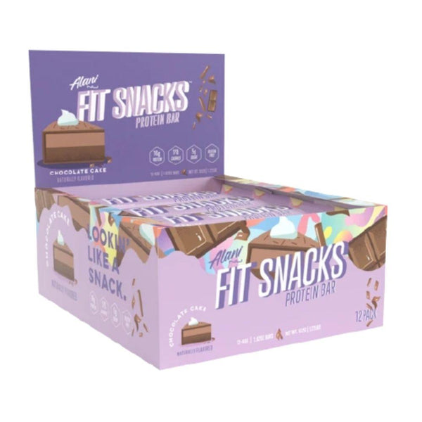 Alani Nu Bars Chocolate Cake Alani Nu Fit Snacks Protein Bars 12/Box