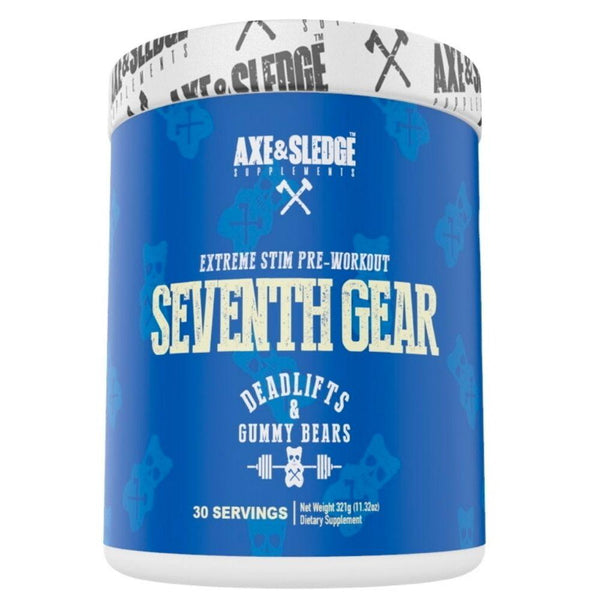 AXE & SLEDGE Pre-Workouts Deadlifts and Gummy Bears Axe & Sledge Seventh Gear 30 Servings