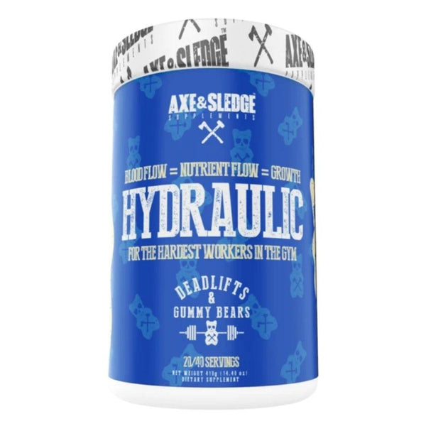AXE & SLEDGE Sports Performance Recovery Deadlifts and Gummy Bears Axe & Sledge Hydraulic 40 Servings