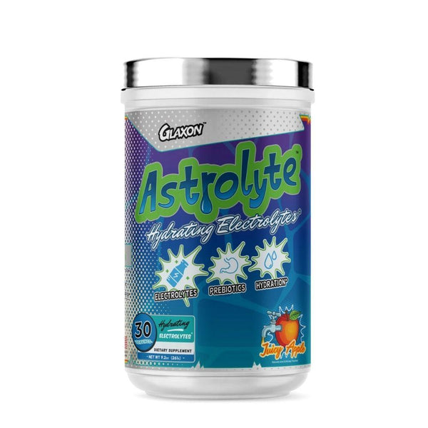 Glaxon Sports Performance Recovery Juicy Apple Glaxon Astrolyte Hydrating Electrolytes 30 Servings
