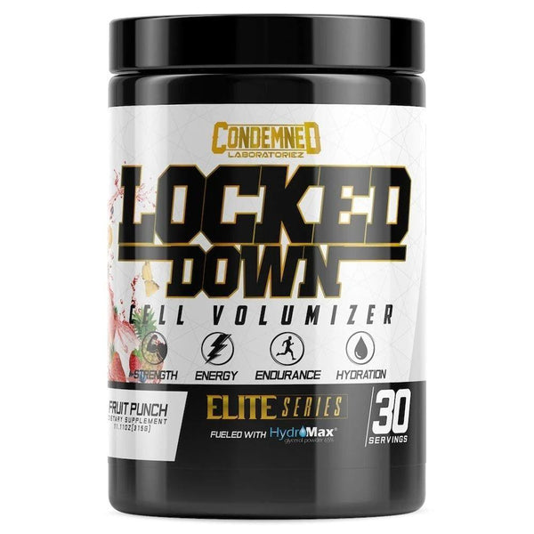 Condemned Labratoriez Sports Performance Recovery Fruit punch Condemned Labz Locked Down 30 Servings