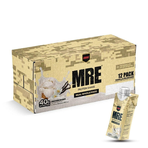 Redcon 1 Drinks Vanilla Milkshake Redcon1 MRE RTD 12/Case