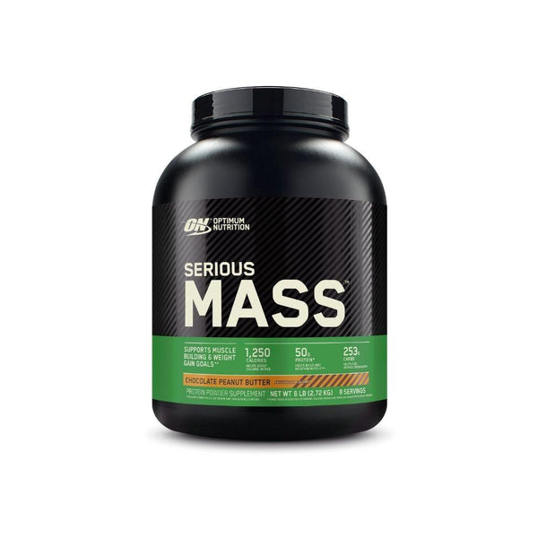 Optimum Nutrition Protein Powders Chocolate Peanut Butter Optimum Nutrition Serious Mass 6lbs