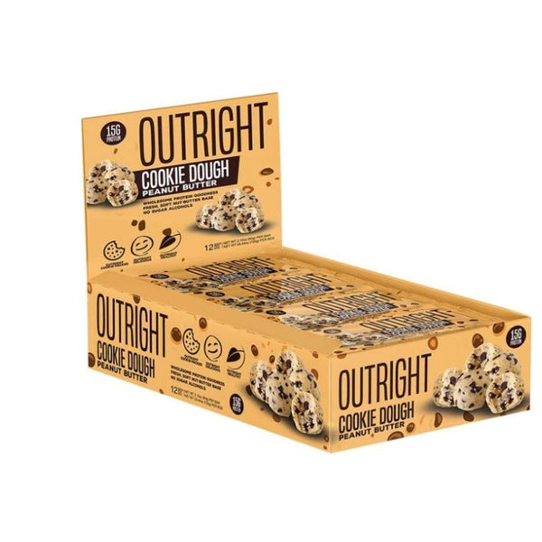 MTS Nutrition Bars Cookie Dough Peanut Butter MTS Nutrition Outright Bar 12/Box