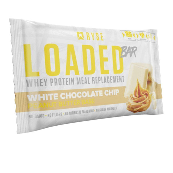 Ryse Supplements Bars White Chocolate Peanut Butter Ryse Supplements Loaded Protein Bar 12/Box (4551762935923)