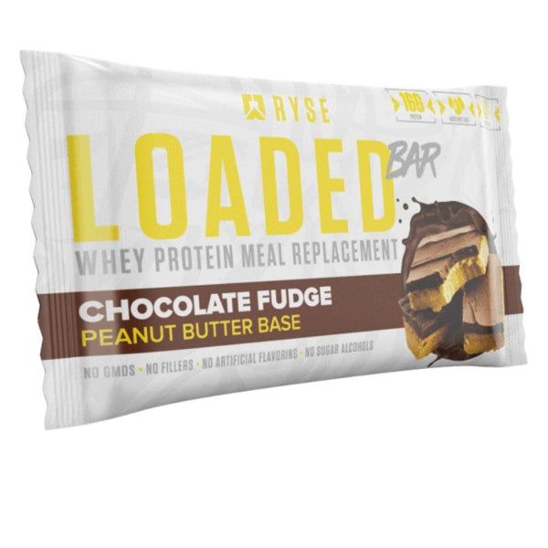 Ryse Supplements Bars Chocolate Fudge Ryse Supplements Loaded Protein Bar 12/Box (4551762935923)