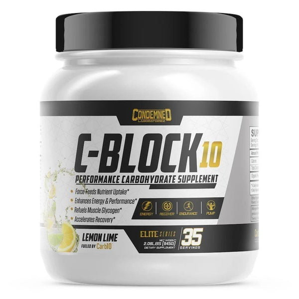 Condemned Labratoriez Sports Performance Recovery Lemon Lime Condemned Labz C-Block10 35 Servings
