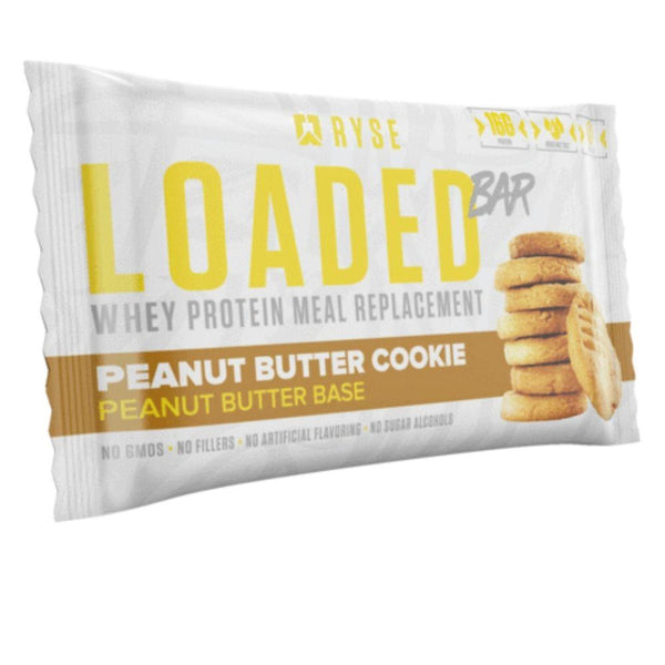 Ryse Supplements Bars Peanut Butter Cookie Ryse Supplements Loaded Protein Bar 12/Box (4551762935923)