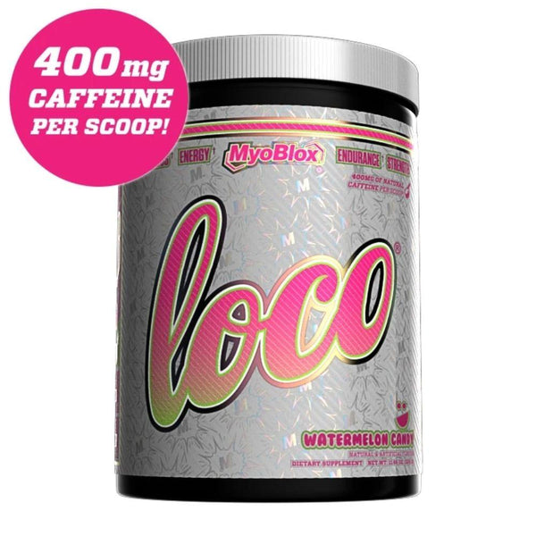 MyoBlox Pre-Workouts Watermelon Candy Myoblox Loco 36 Servings