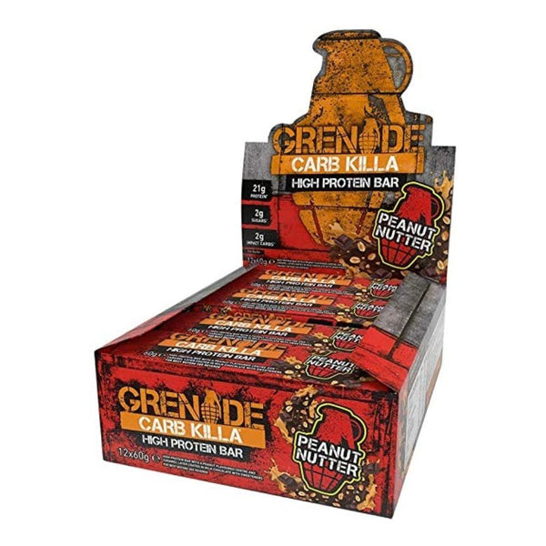 Grenade Bars Peanut Nutter Grenade Carb Killa 12/Box