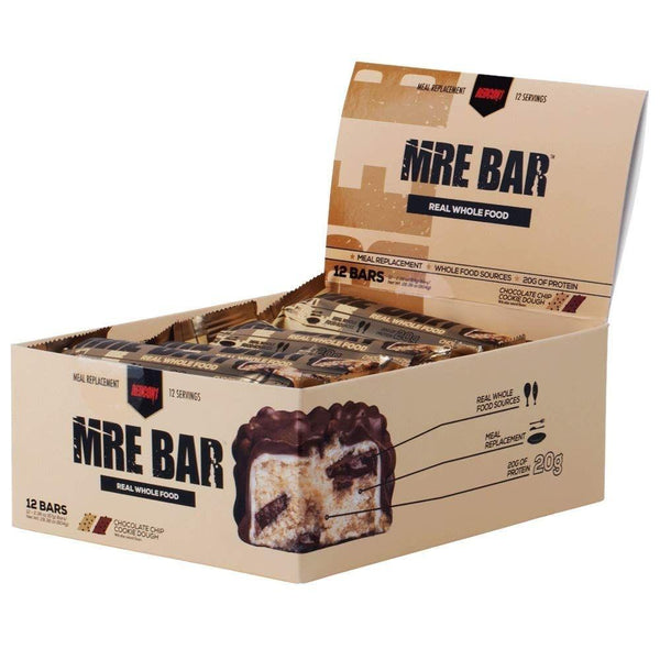 Redcon 1 Bars Chocolate Chip Cookie Dough Redcon1 MRE Bars 12/Box
