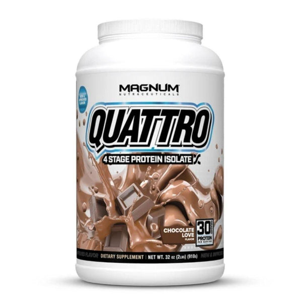 Magnum Protein Powders Chocolate Love Magnum Quattro 4 Stage Protein Powder 2lb