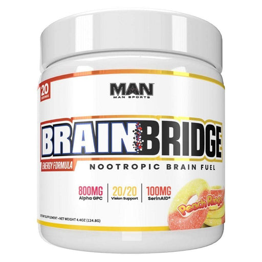 MAN Specialty Health Products Peach Rings MAN Sports Brain Bridge 20 Servings
