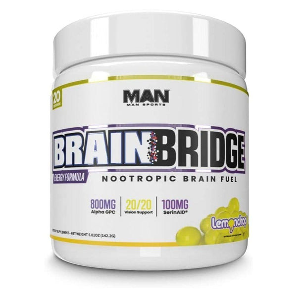MAN Specialty Health Products Lemon Drop MAN Sports Brain Bridge 20 Servings
