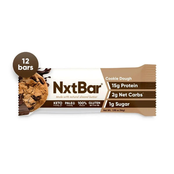 NXT Bar Bars Cookie Dough NXT Bar 12/Box (4467901562995)