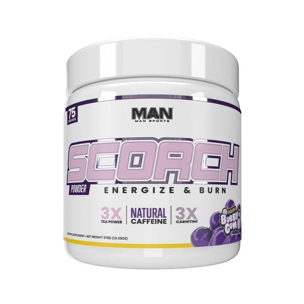MAN Fat Burner Grape Bubblegum MAN Scorch 75 Servings