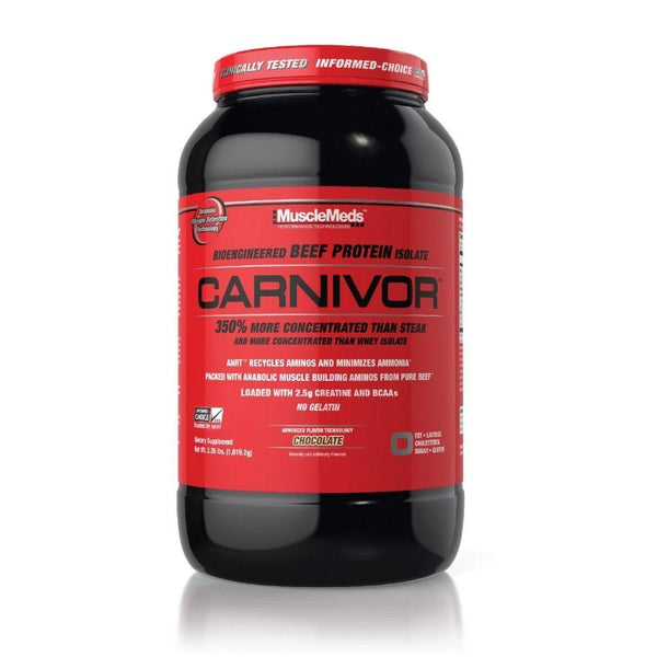 MuscleMeds Sports Nutrition & More Chocolate MuscleMeds Carnivor Beef Protein Isolate 2 Lbs