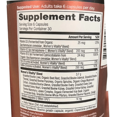 Ancient Nutrition Women's Health Ancient Nutrition Women's Vitality 180 Capsules