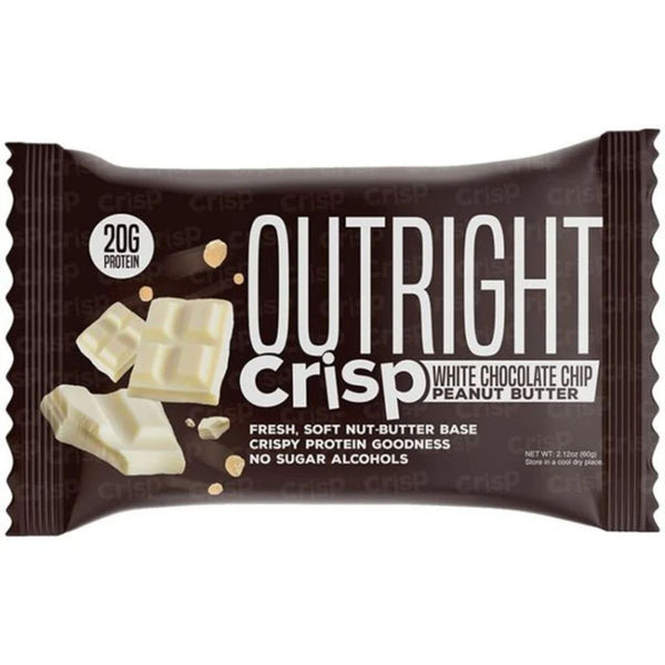 MTS Nutrition Bars Crisp White Chocolate Chip Peanut Butter MTS Nutrition Outright Bar 12/Box