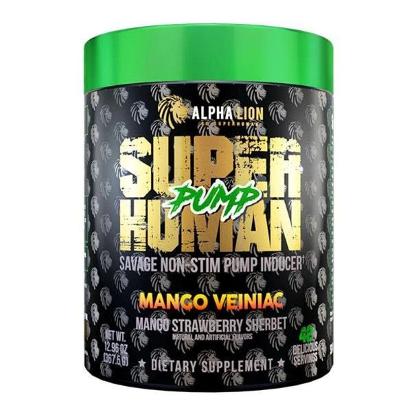 Alpha Lion Pre-Workouts Mango Veiniac Alpha Lion SuperHuman Pump 42 Servings