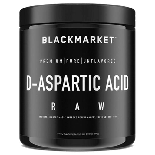 Black Market Labs Sports Performance Recovery Black Market Labs  D-Aspartic Acid 180g (4367026716787)