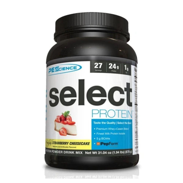 PEScience Protein Powders Strawberry Cheesecake PEScience Select Protein 27 Servings