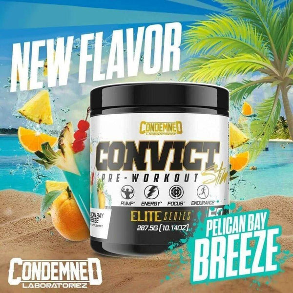Condemned Labratoriez Pre-Workouts Pelican Bay Breeze Condemned Labz Convict Pre-Workout 50 Servings