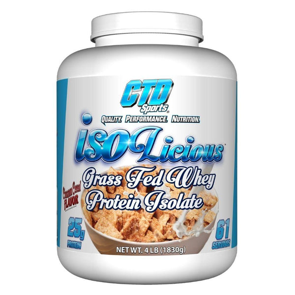 CTD Labs Protein Powders Cinnamon Cereal Crunch CTD Sports Isolicious Protein 4lbs