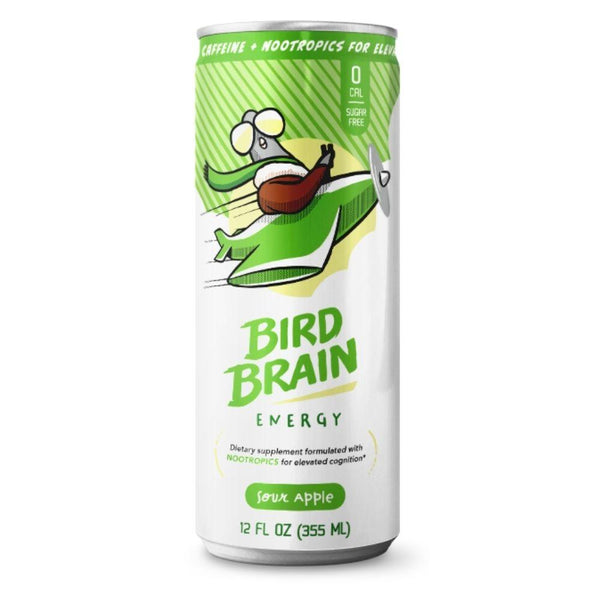 Bird Brain Drinks Sour Apple Bird Brain Energy 12/case (4534186246259)