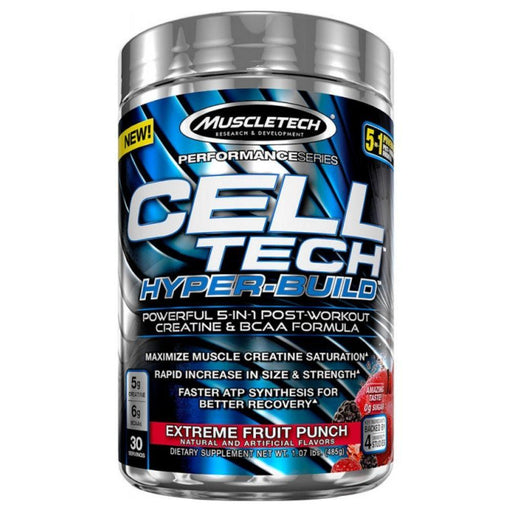 MuscleTech Sports Performance Recovery Extreme Fruit Punch MuscleTech Cell Tech Hyper-Build 30/sv (4626234179699)