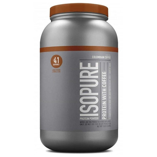Nature's Best Protein Powders Columbian Coffee Isopure With Coffee 3lb