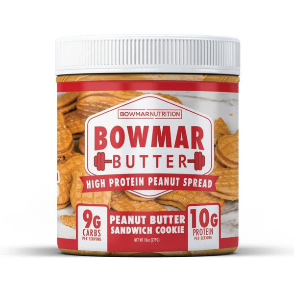 Bowmar Nutrition Foods Juices Peanut Butter Sandwich Cookie (Peanut Butter) Bowmar Butter High Protein Nut Butter Spread 10oz