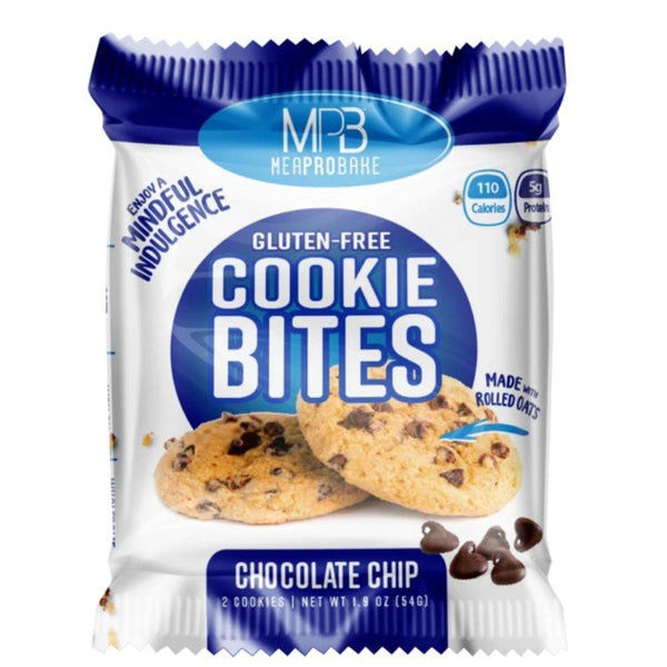 MyProteinBites Foods Juices Chocolate Chip MyProteinBites Cookie Bites 10/Box