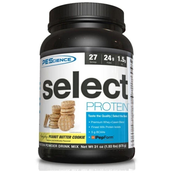 PEScience Protein Powders Peanut Butter Cookie PEScience Select Protein 27 Servings