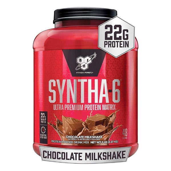 BSN Sports Nutrition & More Chocolate Milk Shake BSN Syntha-6 Premium Protein 5 lbs